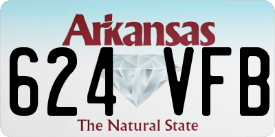 AR license plate 624VFB