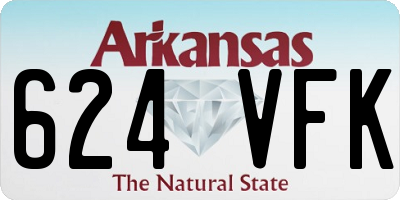 AR license plate 624VFK