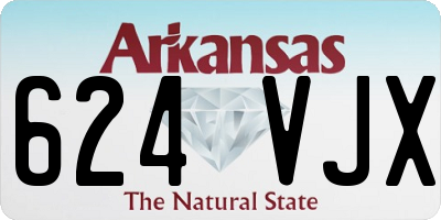 AR license plate 624VJX