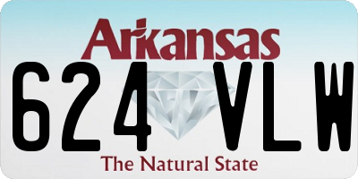 AR license plate 624VLW