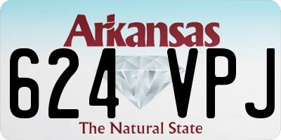 AR license plate 624VPJ