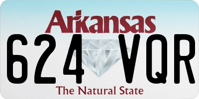 AR license plate 624VQR