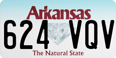 AR license plate 624VQV