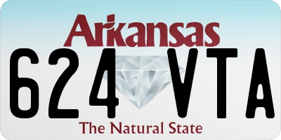 AR license plate 624VTA