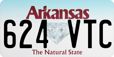 AR license plate 624VTC