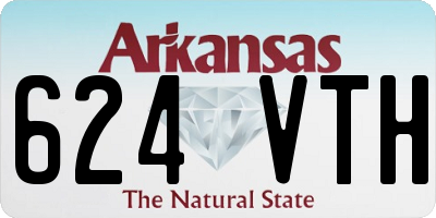 AR license plate 624VTH