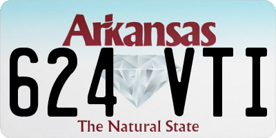AR license plate 624VTI