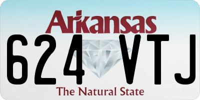 AR license plate 624VTJ