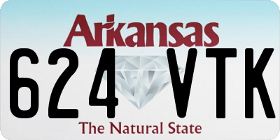 AR license plate 624VTK