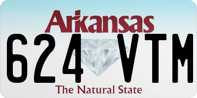 AR license plate 624VTM