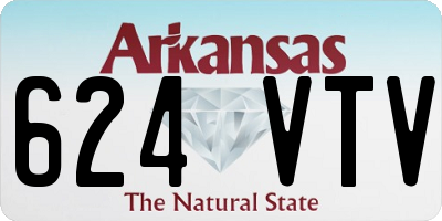AR license plate 624VTV