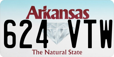 AR license plate 624VTW