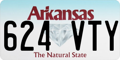 AR license plate 624VTY
