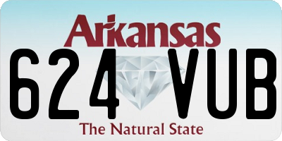 AR license plate 624VUB