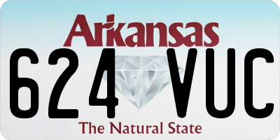 AR license plate 624VUC