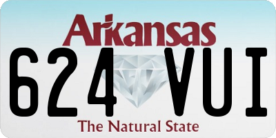 AR license plate 624VUI