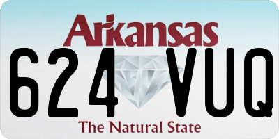 AR license plate 624VUQ