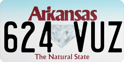 AR license plate 624VUZ