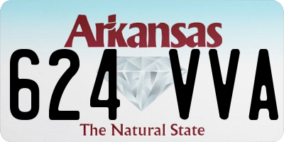 AR license plate 624VVA