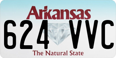 AR license plate 624VVC