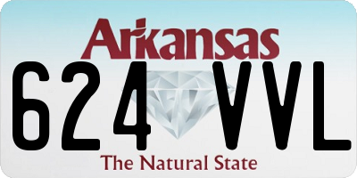 AR license plate 624VVL