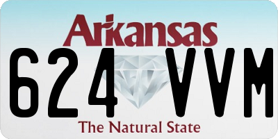 AR license plate 624VVM