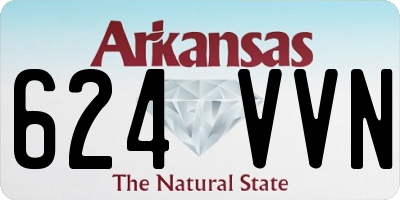 AR license plate 624VVN