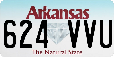 AR license plate 624VVU