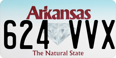 AR license plate 624VVX