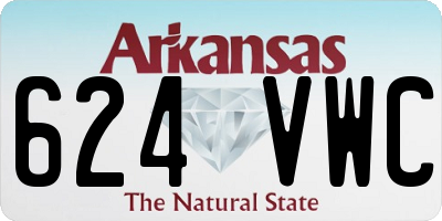 AR license plate 624VWC