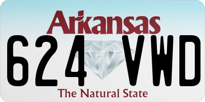 AR license plate 624VWD
