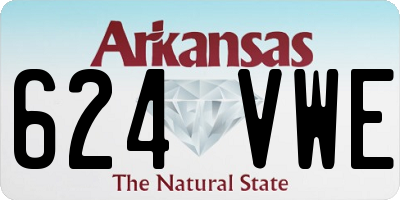 AR license plate 624VWE