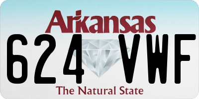 AR license plate 624VWF