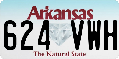 AR license plate 624VWH