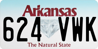 AR license plate 624VWK