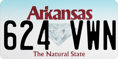 AR license plate 624VWN