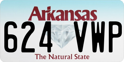 AR license plate 624VWP