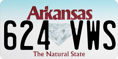 AR license plate 624VWS