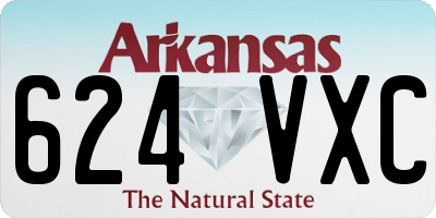 AR license plate 624VXC