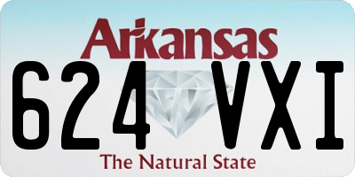 AR license plate 624VXI