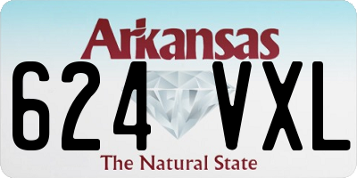AR license plate 624VXL