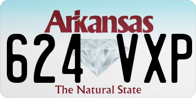 AR license plate 624VXP