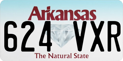 AR license plate 624VXR