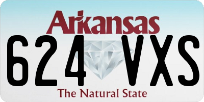 AR license plate 624VXS