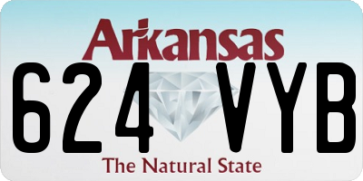 AR license plate 624VYB