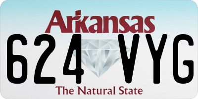AR license plate 624VYG