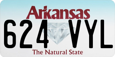 AR license plate 624VYL
