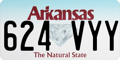 AR license plate 624VYY
