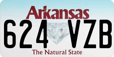 AR license plate 624VZB