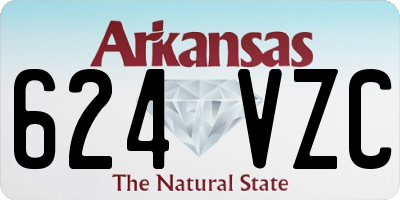 AR license plate 624VZC